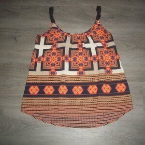 womens hi-lo hem tank top.PIXLEY.size small